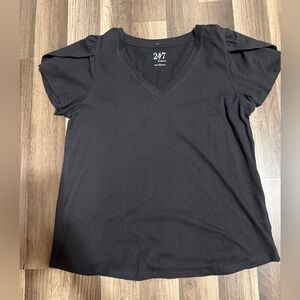 Maurice’s 24/7 Tee Puff Sleeve Women's Top
